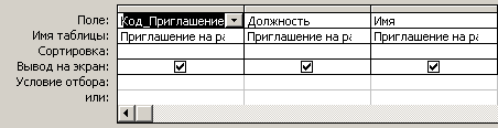 Скрытие поля в Access